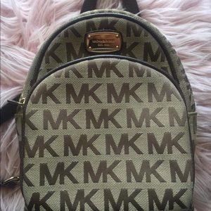 Michael Kors mini signature backpack